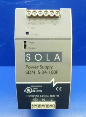 SOLA SDN 5-24-100P Power Supply REF#48284
