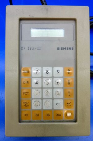 Siemens OP 393- III 6ES5 393-0UA15 REF#44785