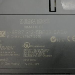 Siemens 6ES7313-5BF03-0AB0 Controller Ref#68954 - Image 3