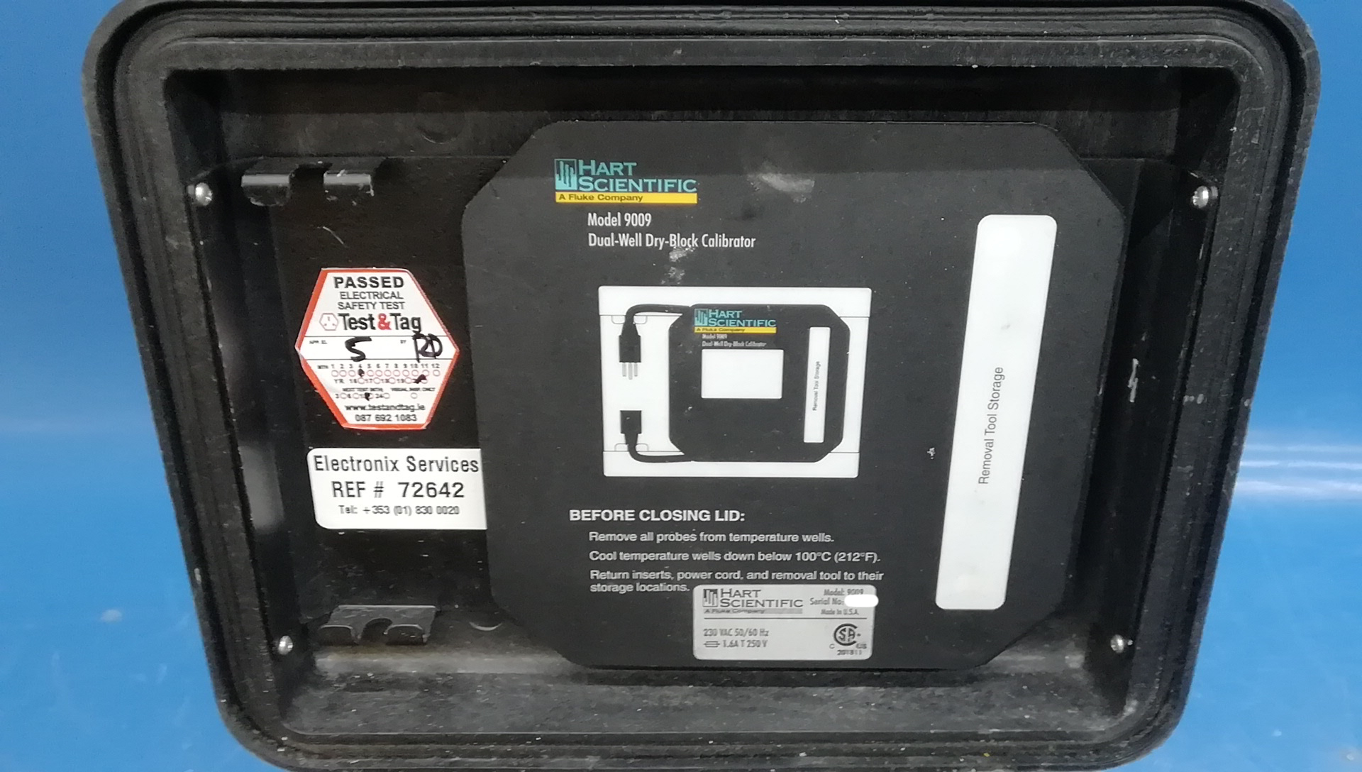 Fluke Hart 9009 Dual Block Calibrator Ref# 72642