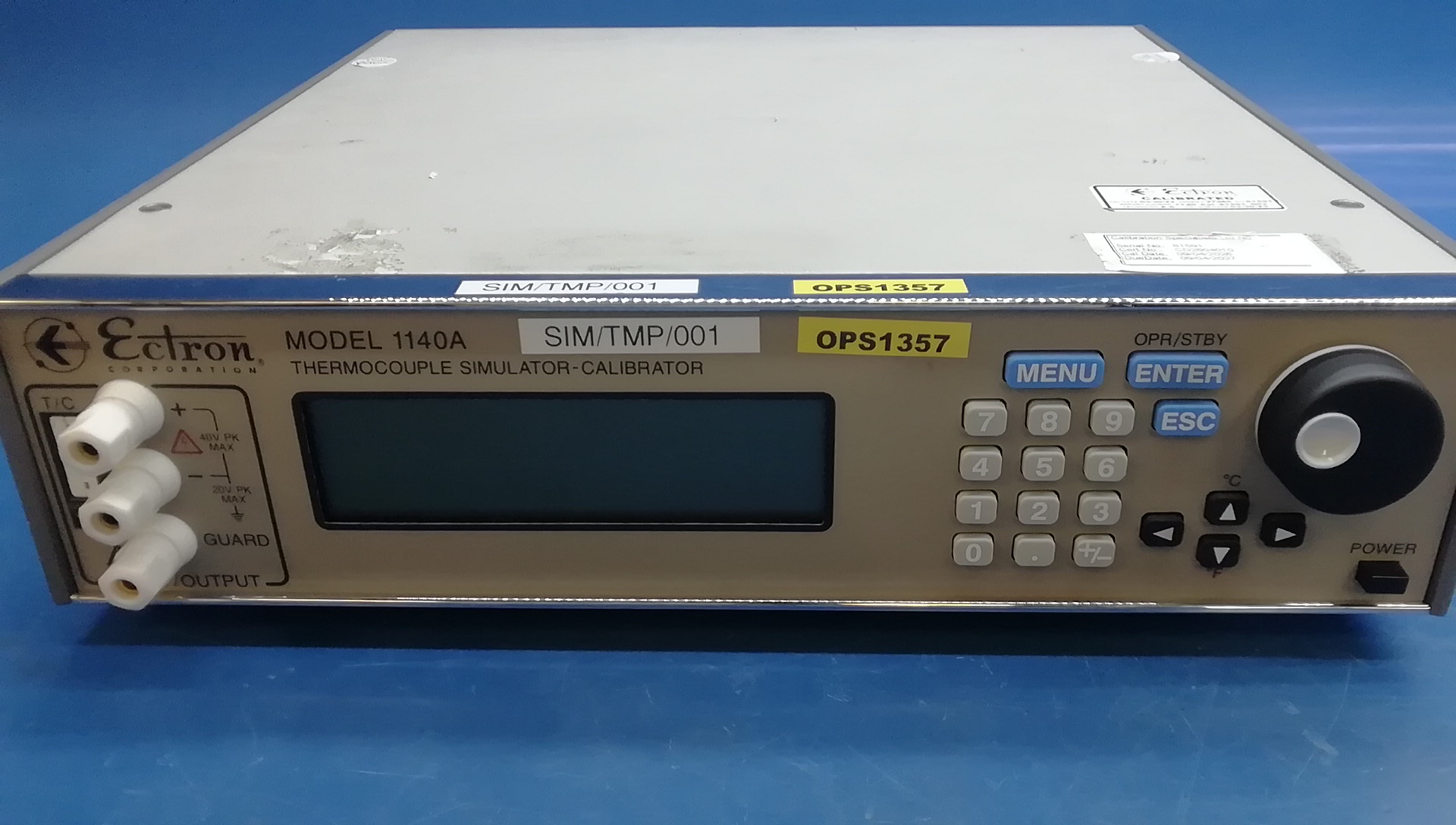 Ectron Corporation 1140A Thermocouple Simulator-Calibrator Ref# 72532